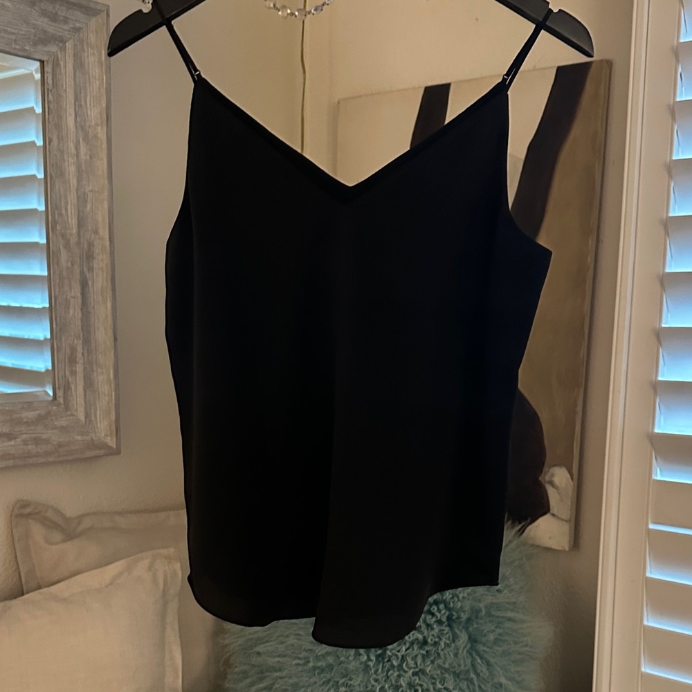 Express Black V-Neck Spaghetti Strap Camisole